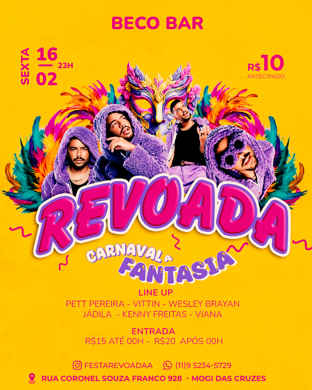 Revoada • Carnaval A Fantasia •16/02 Sexta Cover