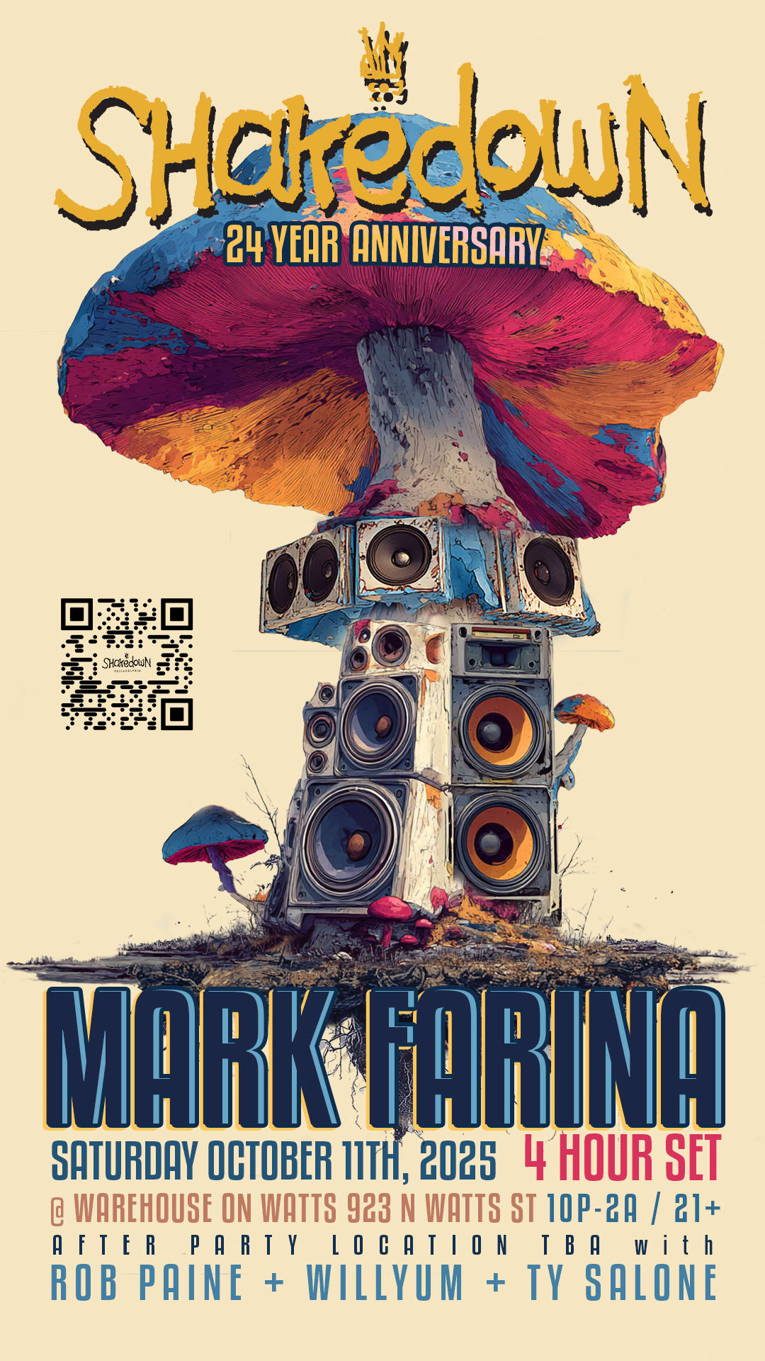 The Shakedown 24 Year Anniversary : Mark Farina Cover