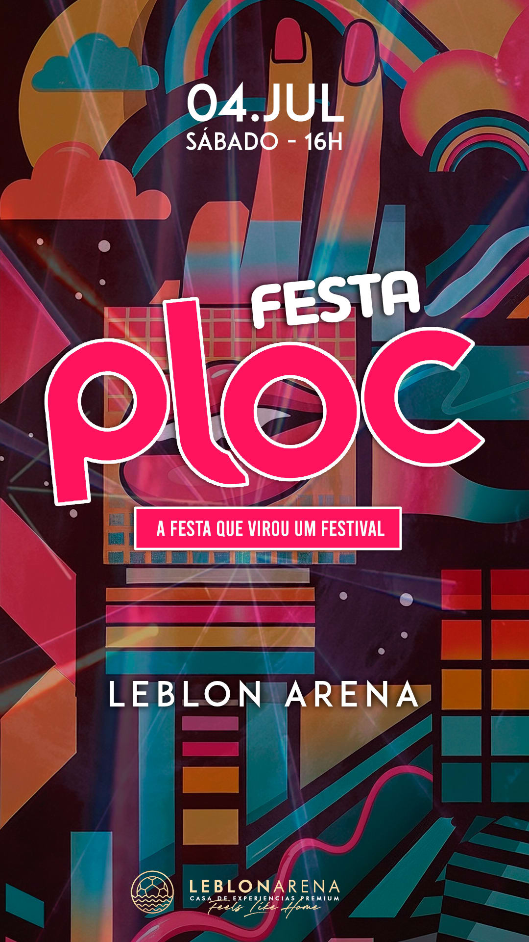 04/07 | Festa Ploc | Especial Ploc Na Copa | Leblon Arena Cover