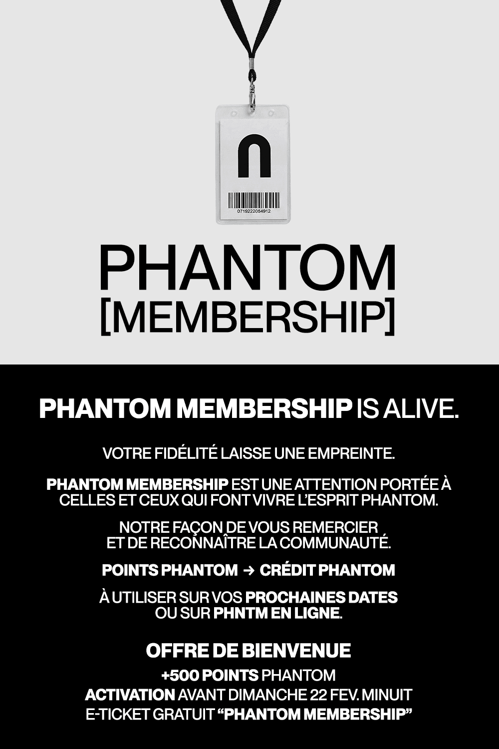 Phantom Membership Cover