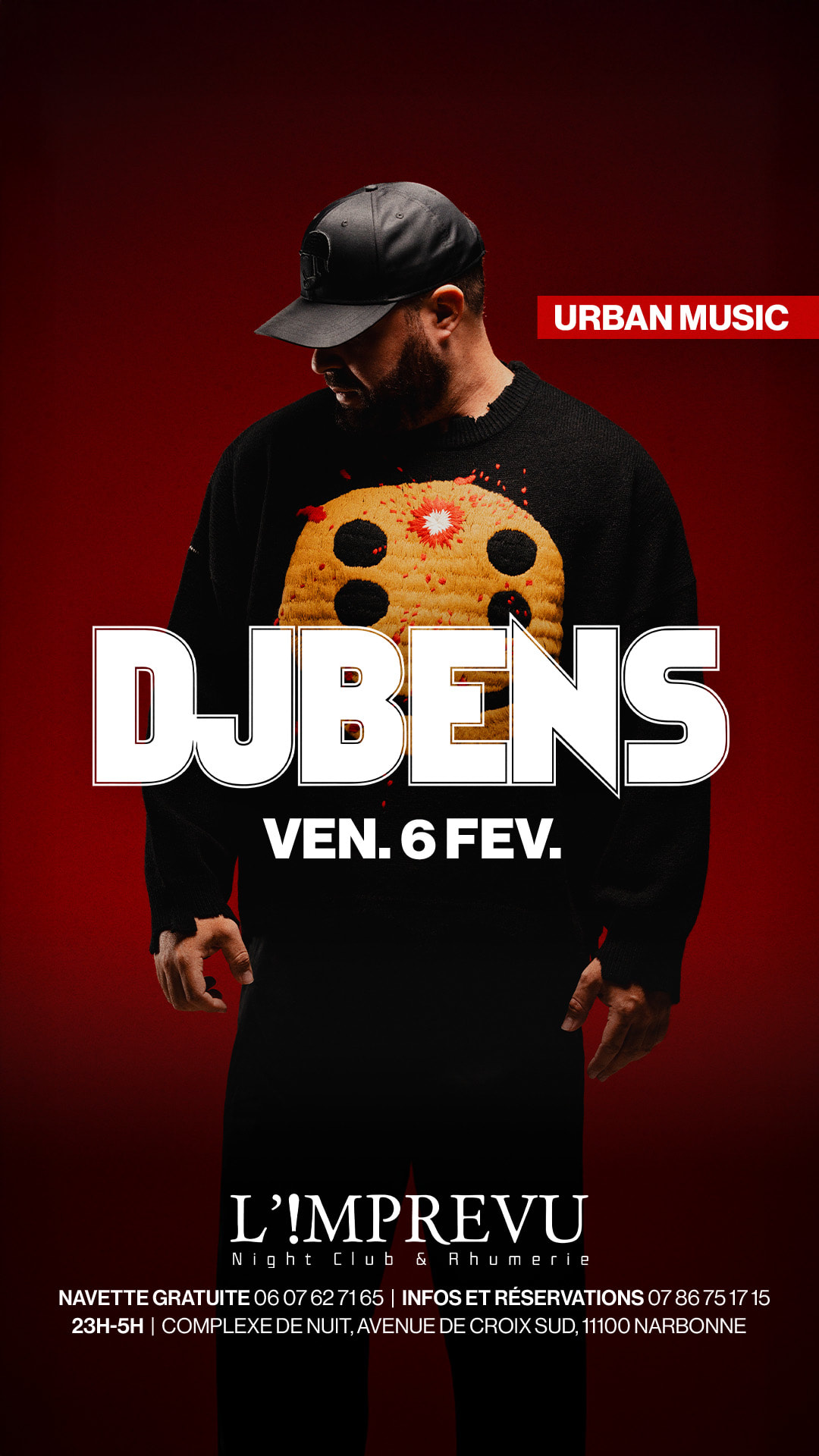 Dj Bens @ L'imprévu Narbonne Cover