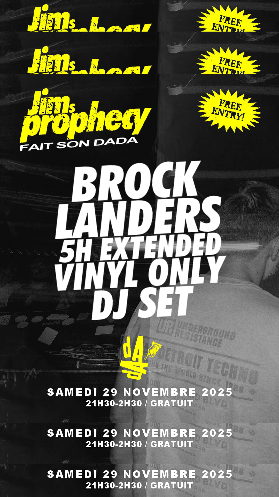 Jim's Prophecy Fait Son Dada W/ Brock Landers Gratuit !!! Cover