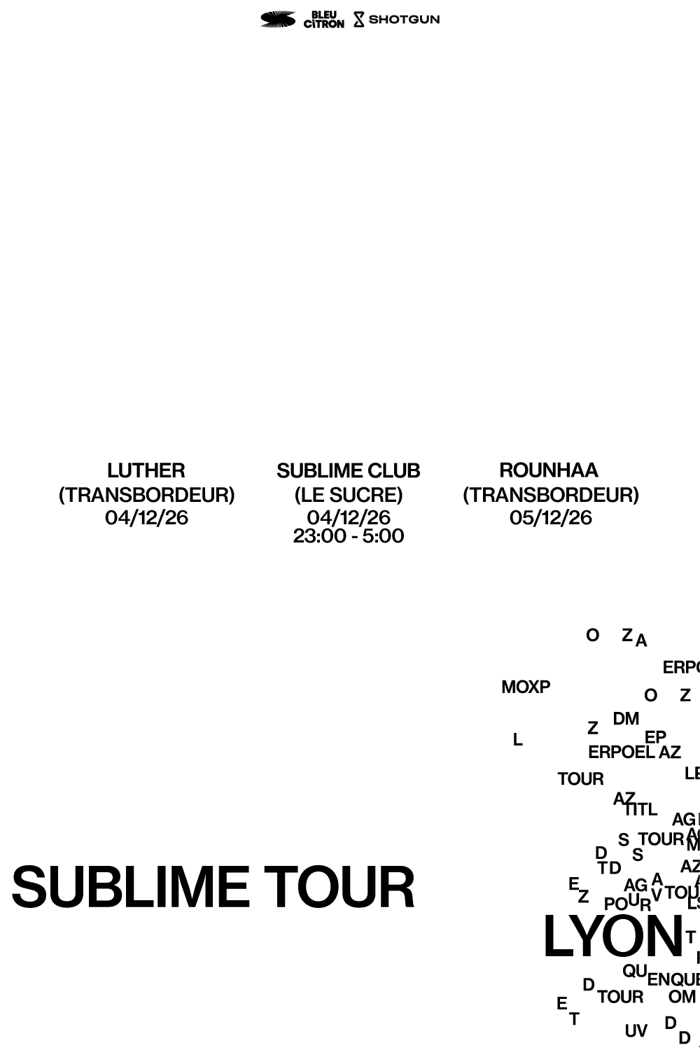 Sublime Tour - Lyon Cover