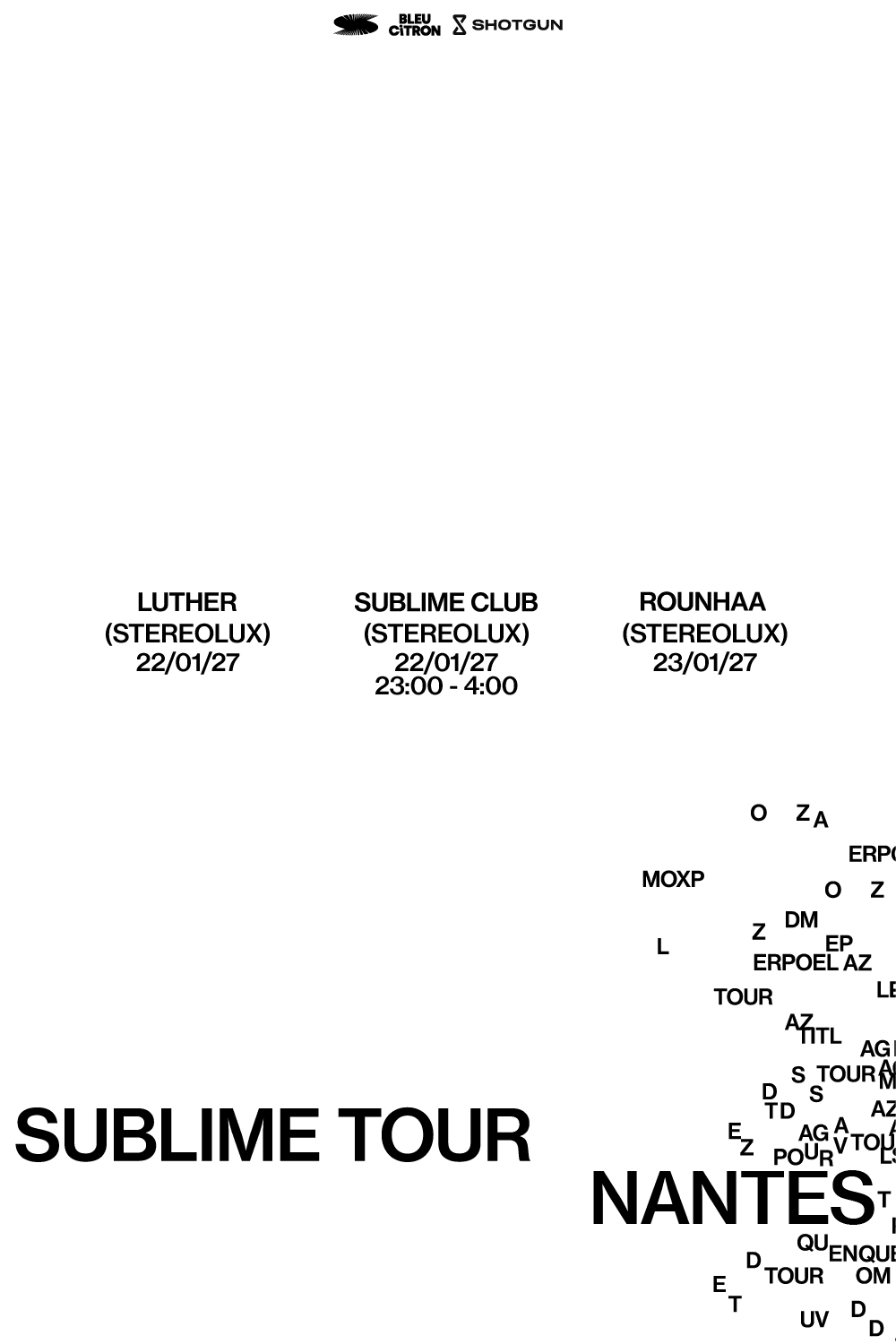 Sublime Tour - Nantes Cover