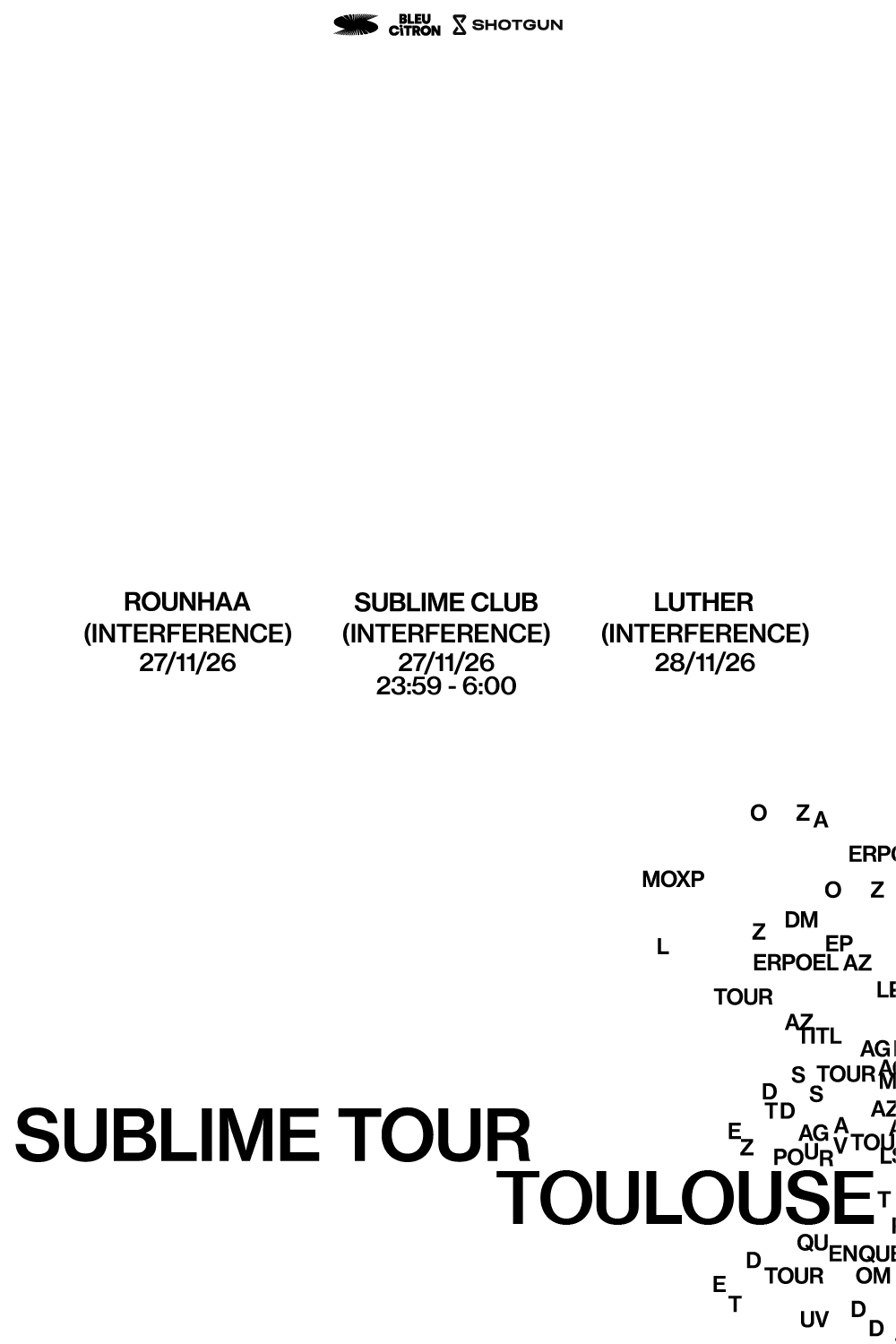 Sublime Tour - Toulouse Cover