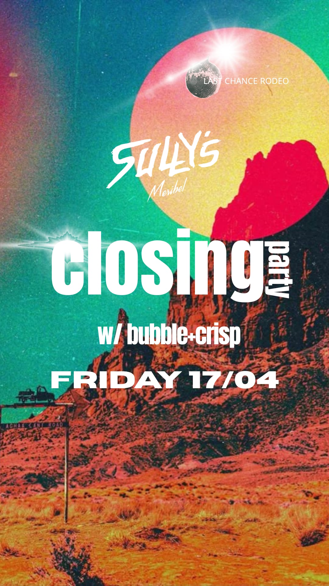 Closing Party — Sully's Club Méribel — Djs Bubble + Crisp Cover