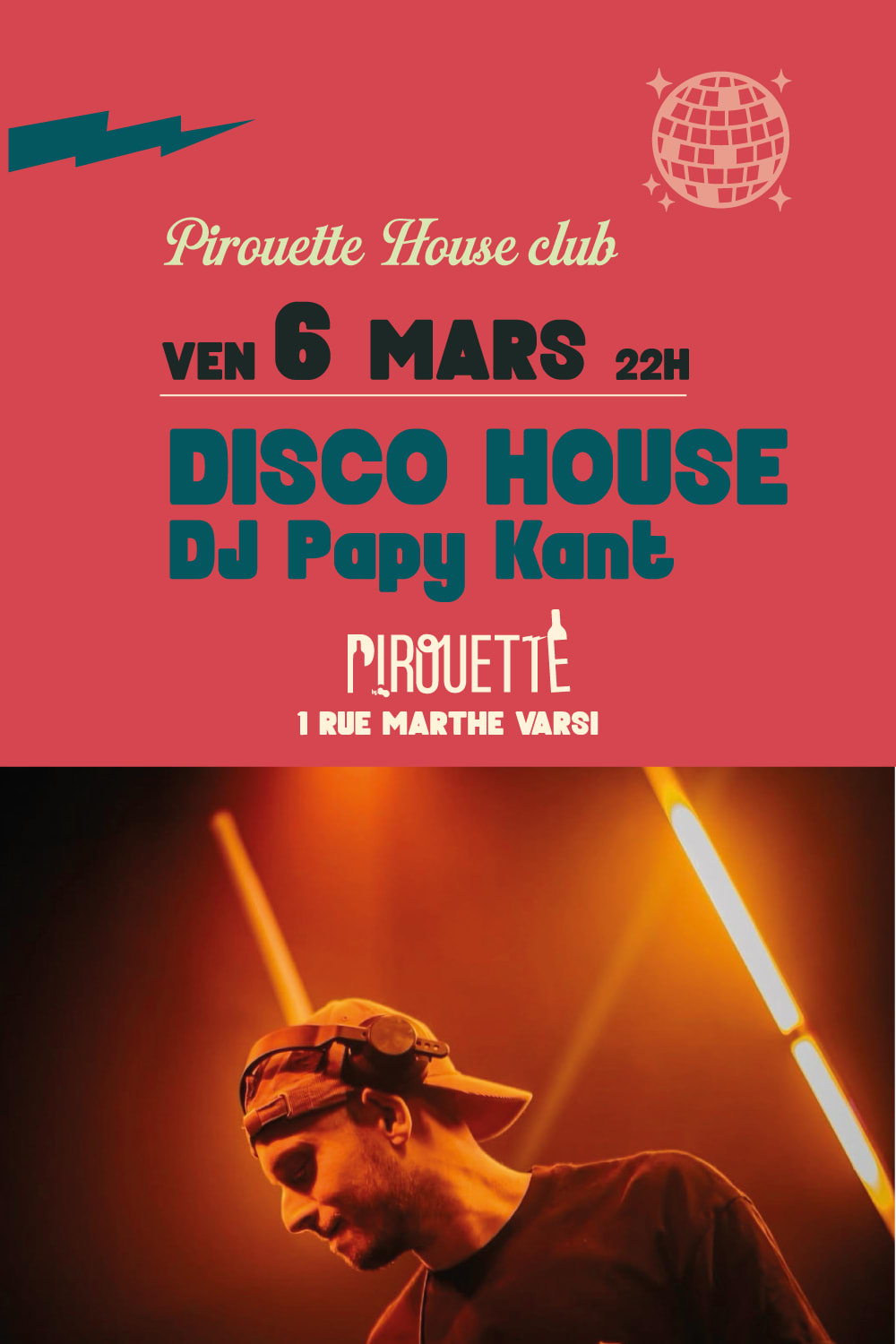 Dj Papy Kant Pirouette House Club 6 Mars Cover
