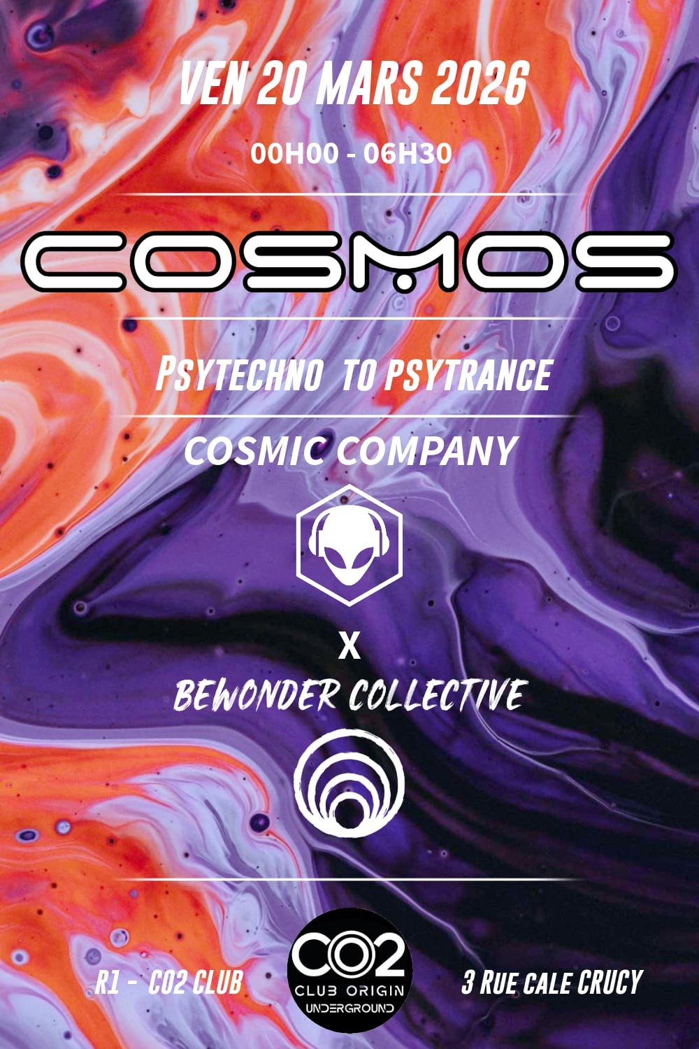 Cosmos - Cosmic Company X Bewonder Collectve @ R1 Co2 Cover