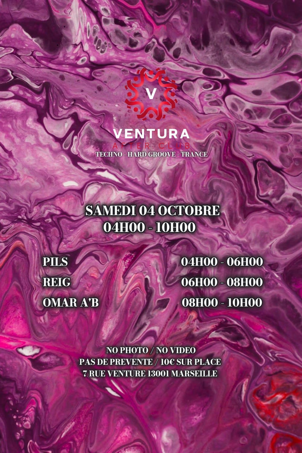Ventura After Techno W/ Pils, Reig & Omar A'b Cover