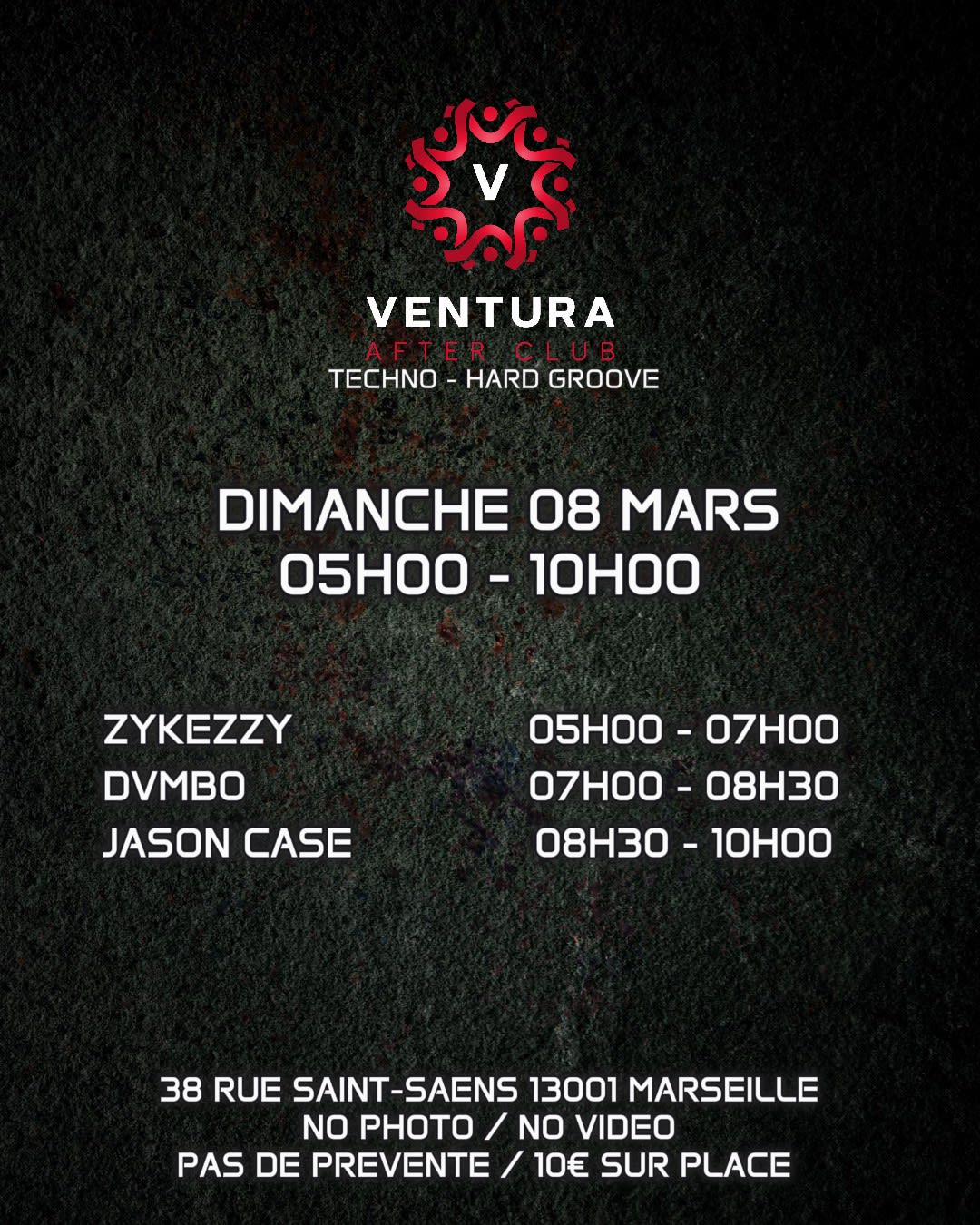 Ventura After Techno W/ Zykezzy, Jason Case & Dvmbo Cover