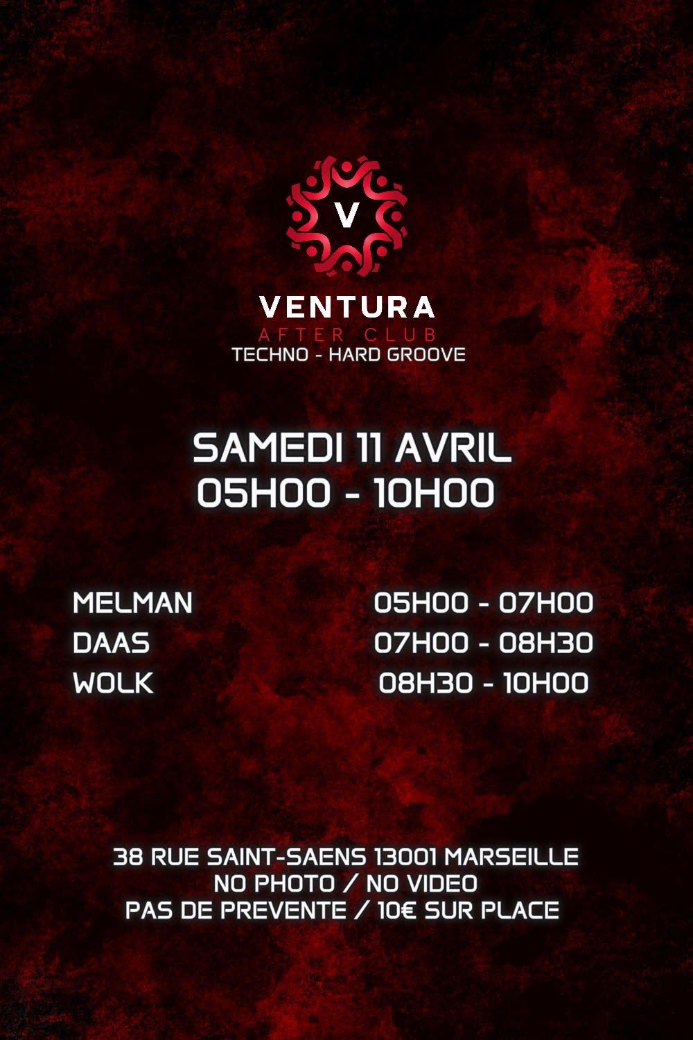 Ventura After Techno W/ Wolk, Daas & Melman Cover