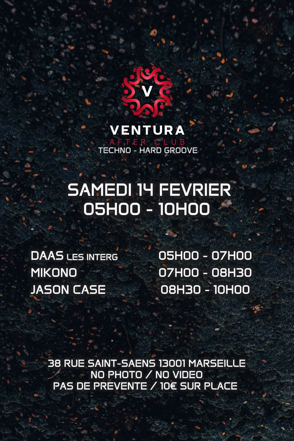 Ventura Ater Techno W/ Daas, Mikono & Jason Case Cover