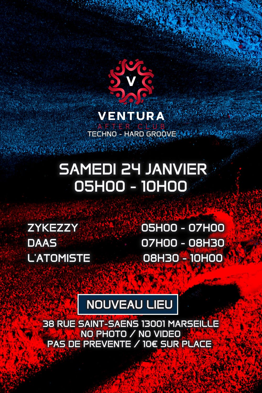 Ventura After Techno W/ Zykezzy, Daas & L'atomiste Cover