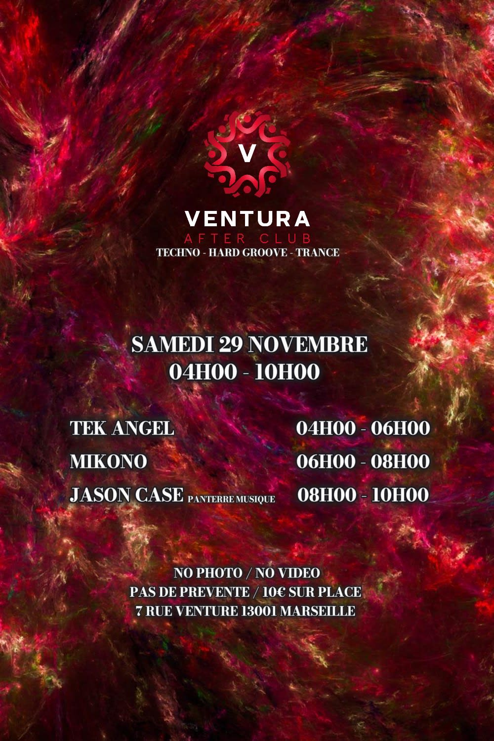 Ventura After Marseille W/ Tek Angel, Mikono & Jason Case Cover