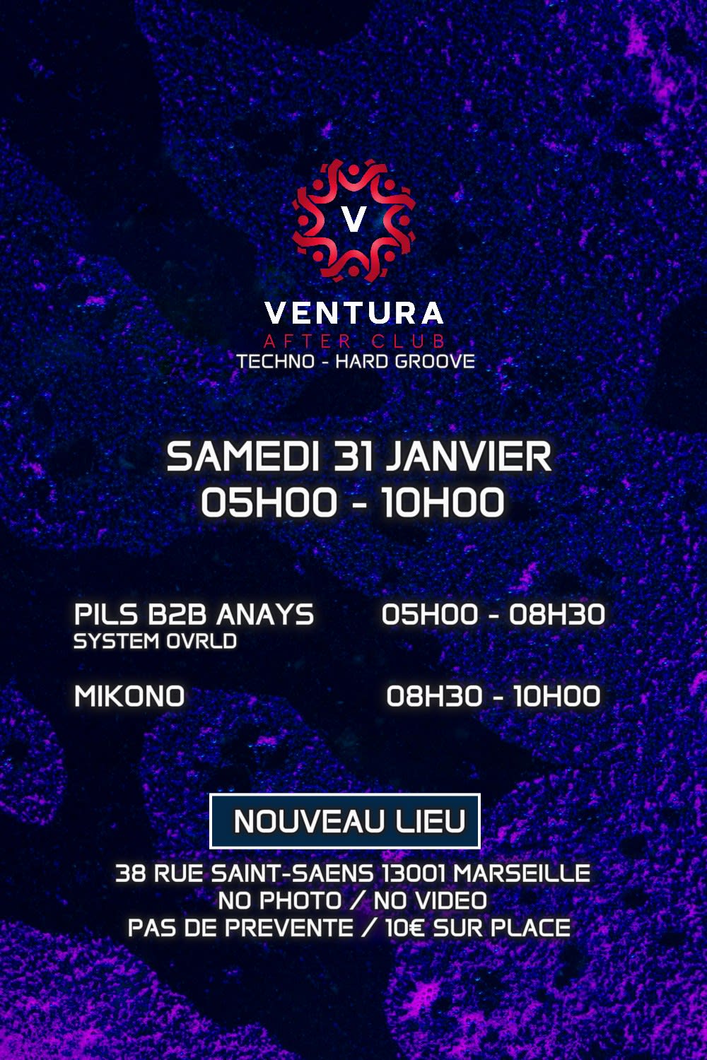 Ventura After Marseille W/ Pils B2b Anays & Mikono Cover