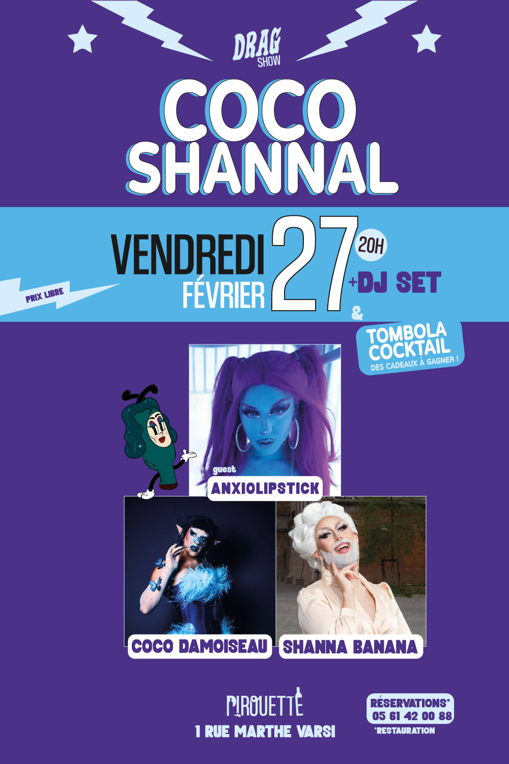 Dragshow Coco Shannal 27 Février Cover