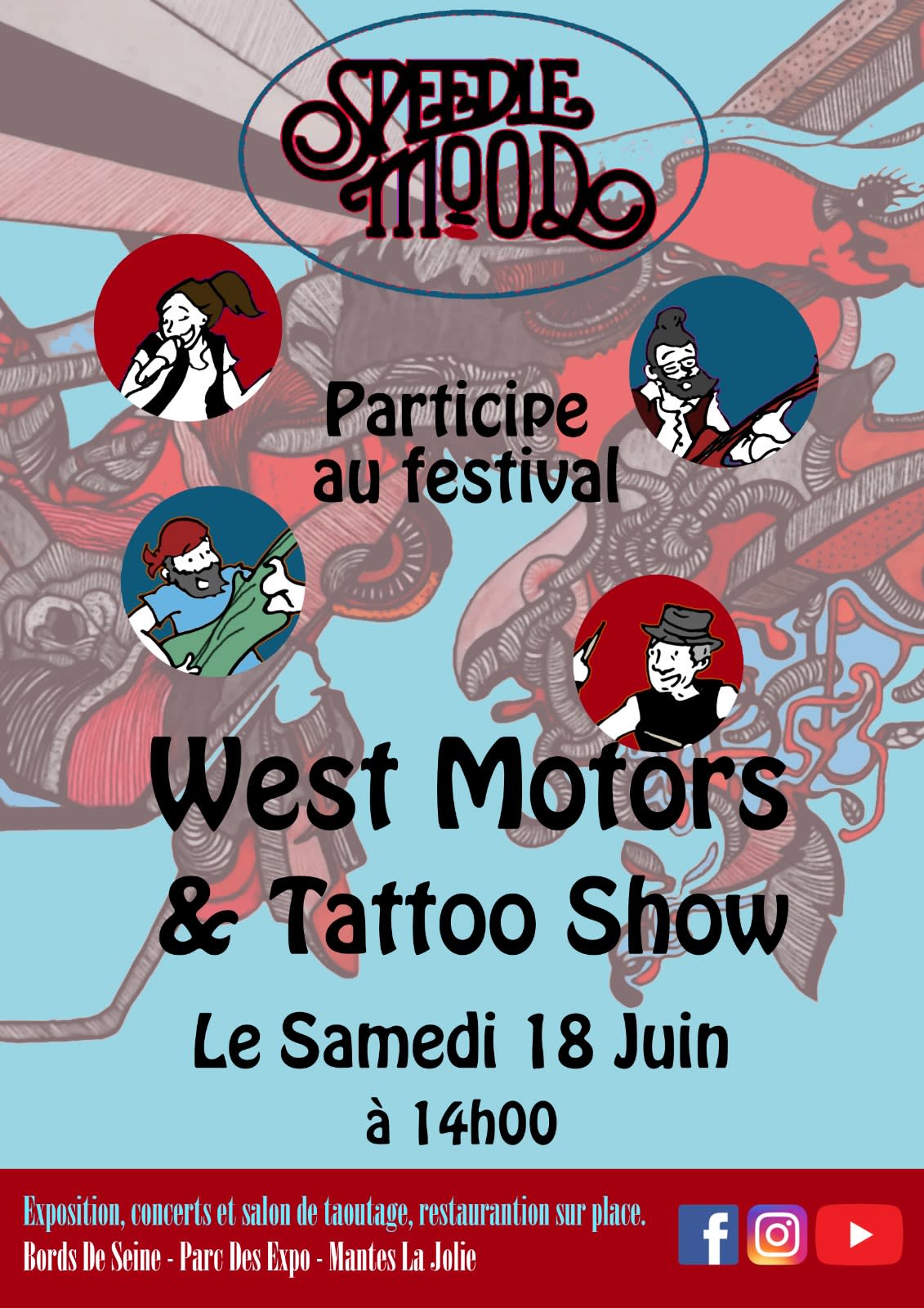 Les Speedle Mood Au Festival West Motors & Tattoo Show Cover