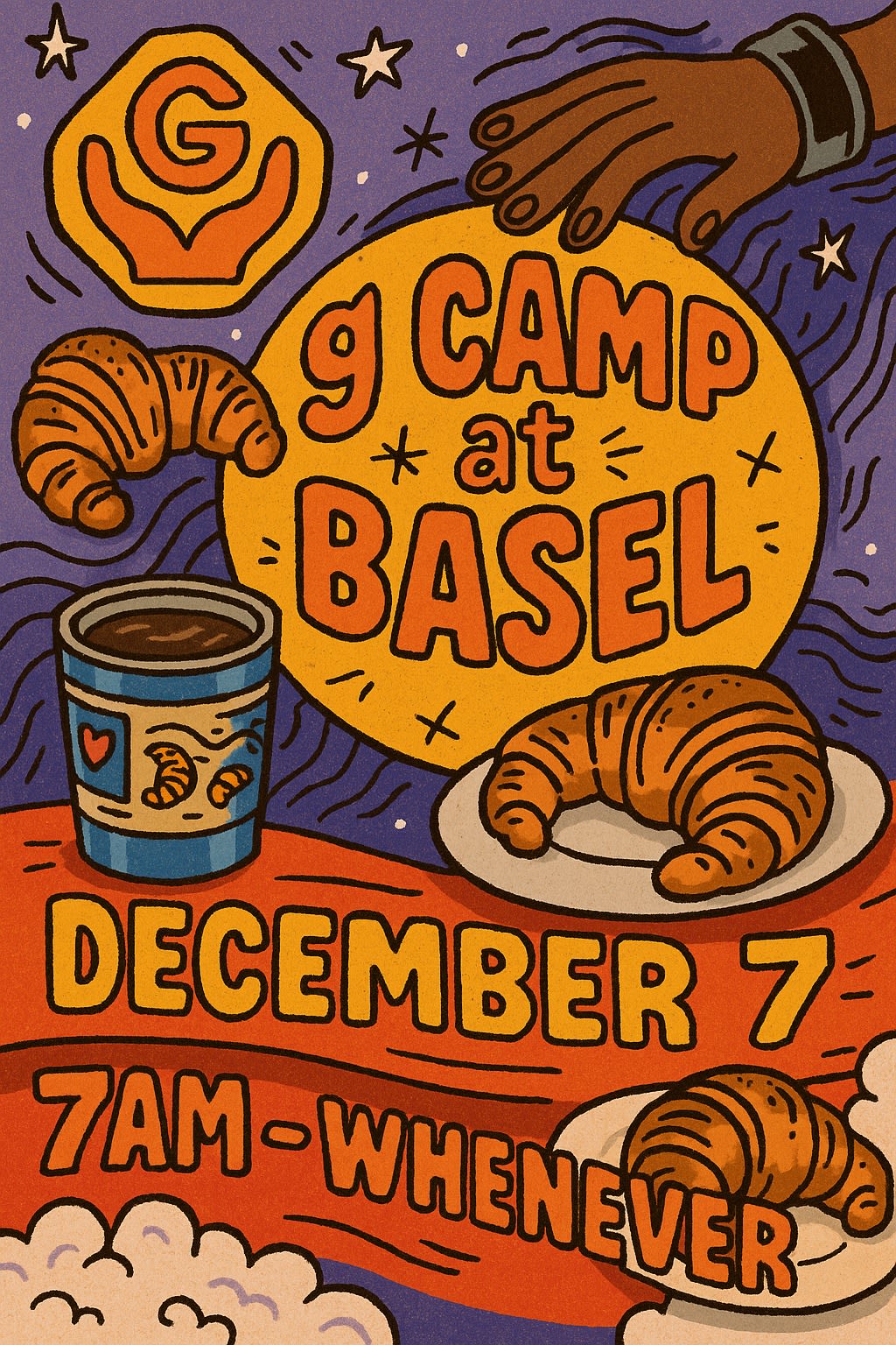 G Camp Art Basel Fun*Raiser Cover
