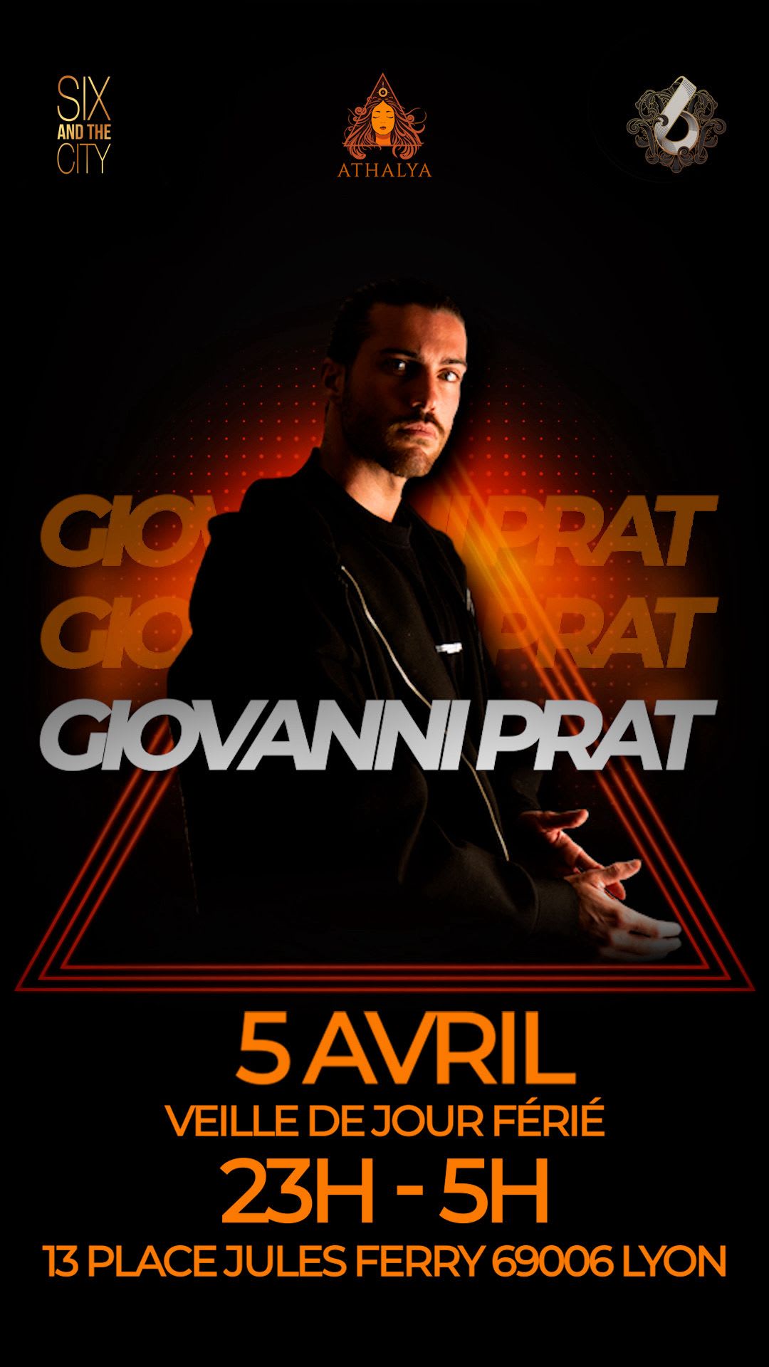 Giovanni Prat - Six Brotteaux - Lyon, France Cover