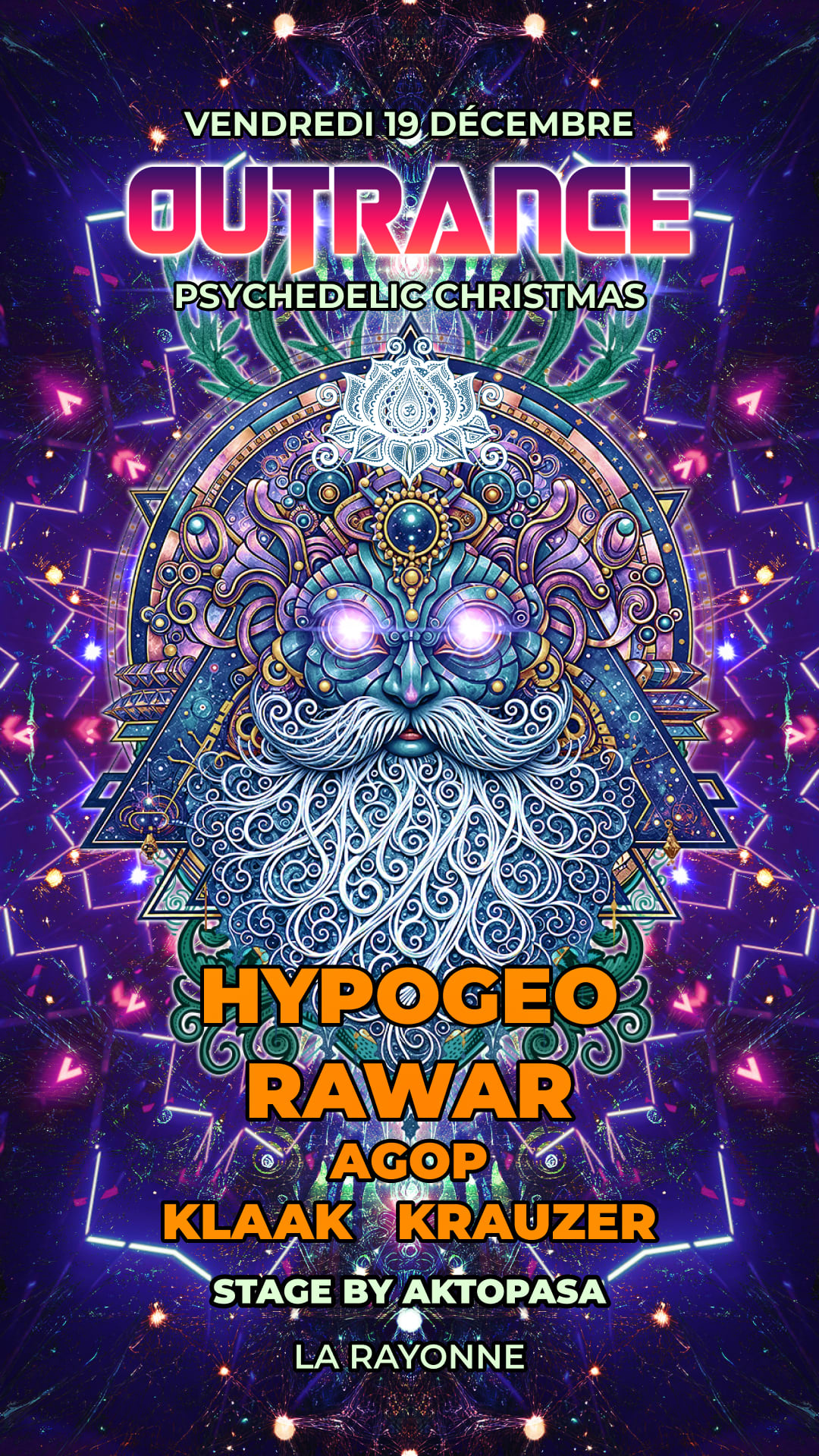 Outrance Psychedelic Christmas Cover