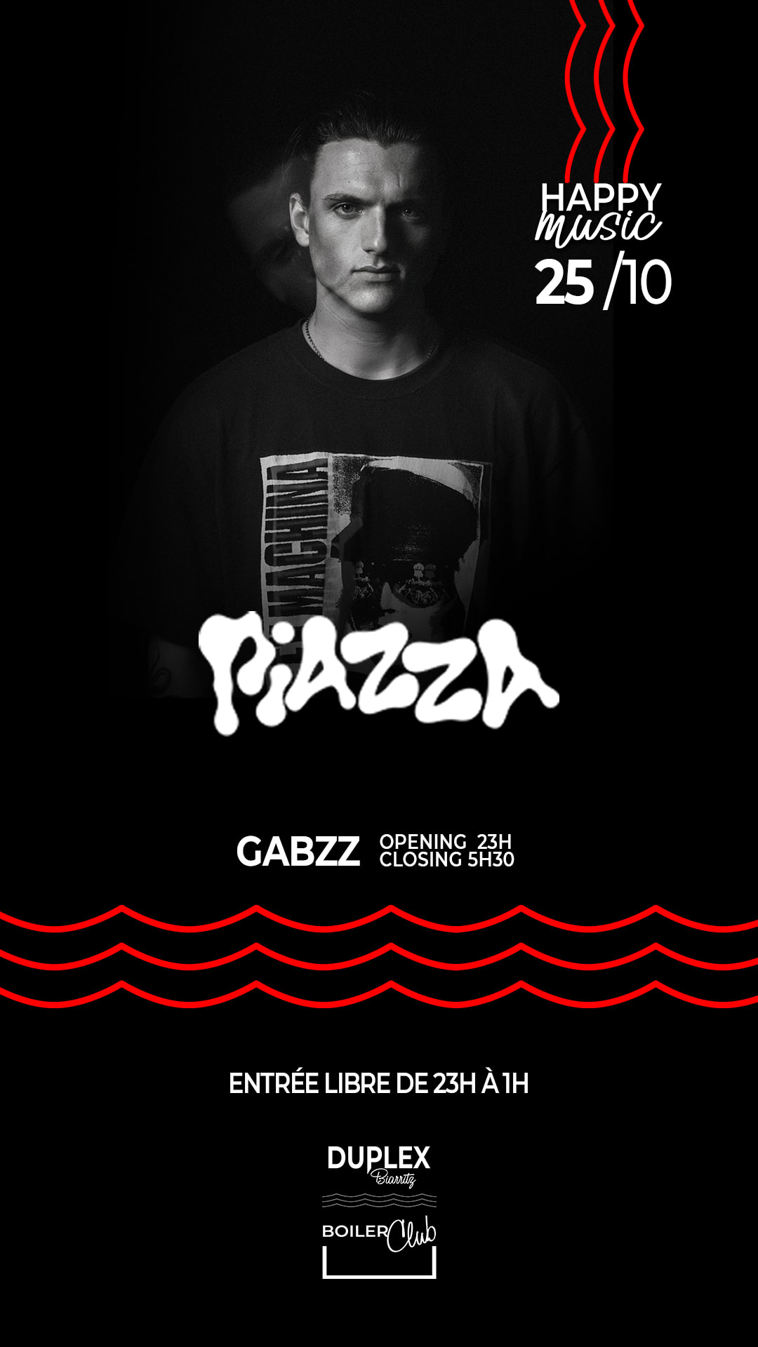 25/10 Happy Music By Piazza Cover