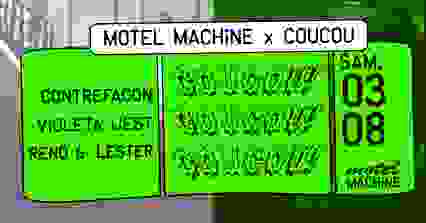 Motel Machine x Coucou : Contrefaçon, Violeta West