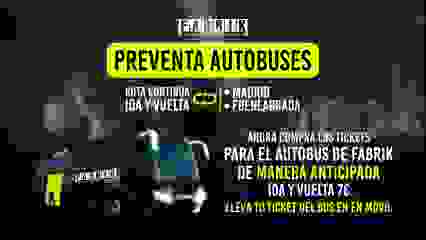 Fabrik Bus Tickets (CODE presenta Carl Cox Invites)