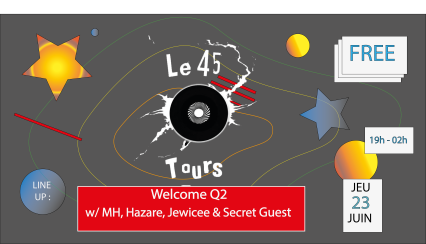 Welcome Q2 x Le 45 Tours