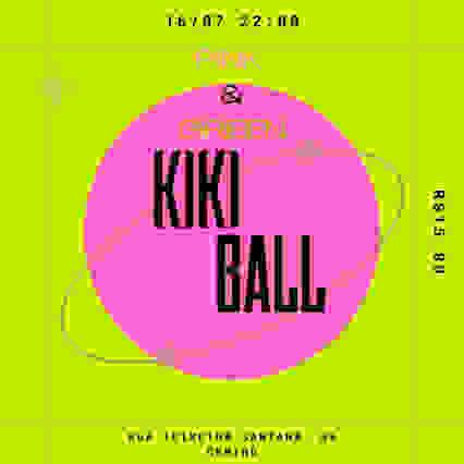 PINK & GREEN KIKI BALL