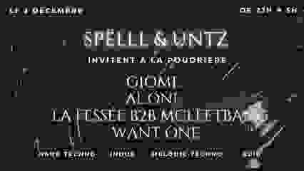 Spëlll & untz invitent à la Poudrière - Techno & HardTechno 