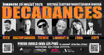 DECADANCES Electro / House Concert Pinède  Juan les Pins