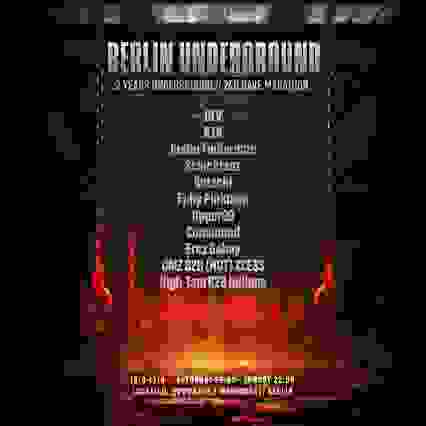 BERLIN UNDERGROUND 2 years anniversary warehouse rave