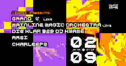 VIRAGE présente | Grand V (live), Mainline Magic Orchestra..