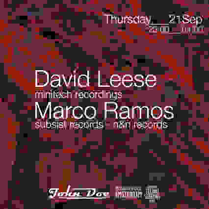 Amsterdam Techno Sessions w/ David Leese & Marco Ramos