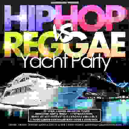 Friday NY HipHop vs Reggae Cruise Yacht party Skyport Marina