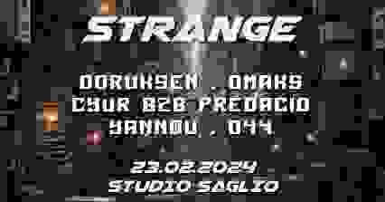 STRANGE invite DORUKSEN + OMAKS + D44 + YANNØU