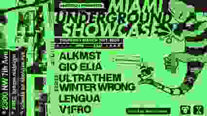 Shotgun Presents: Miami Underground Showcase MMW24