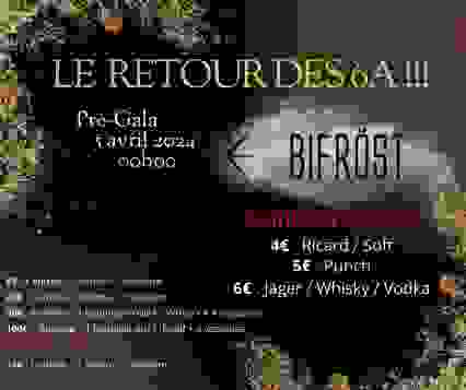 Soirée Pré-GALA Unilasalle au BIFRÖST ! Le Retour des 6A