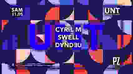 UNE NUIT TECHNO X CYRIL M X SWELL X DANDEU X PZ CITY CLUB