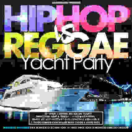 NYC HipHop vs. Reggae Majestic Princess Yacht party Pier 36