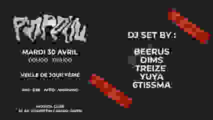 POPPIN - MARDI 30 AVRIL (VEILLE DE JOUR FERIE)