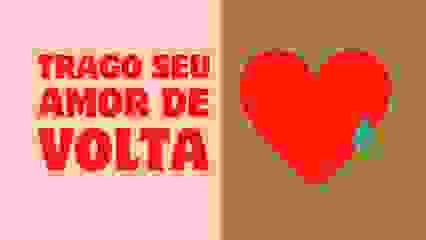 Trago Seu Amor de Volta | SOMA GALERIA