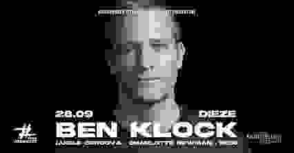 BEN KLOCK - Par Montpellier Techno & Dieze Event