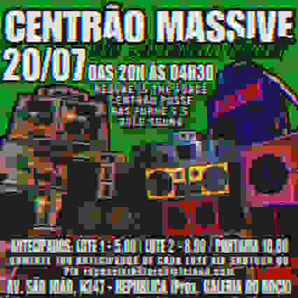 Centrão Massive 4 sistemas de Som