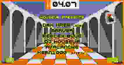 Virage x Houseum : DMX Krew (live), Maruwa, Reflex Blue