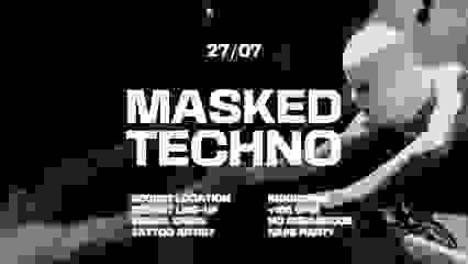 Masked.Techno🥷🎀Paris Secret Rave⛓️Hard Techno +160bpm