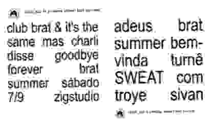 Club Brat: Goodbye Brat Summer 7/9 @ Zigstudio