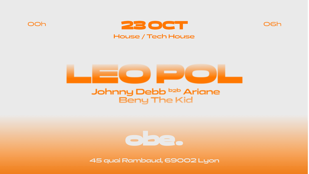 OBE. - LEO POL, BENY THE KID, JOHNNY DEBB, ARIANE