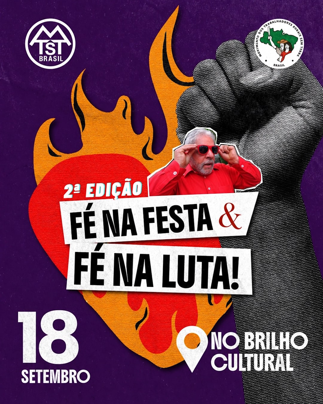 Fé na festa Fé na luta 2ª edição