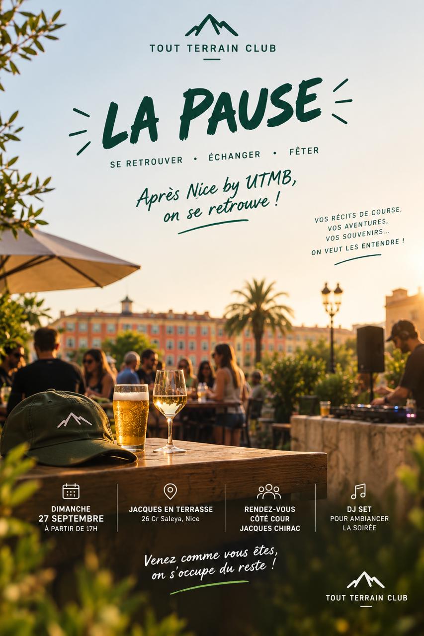 La Pause TTC : Nice by UTMB